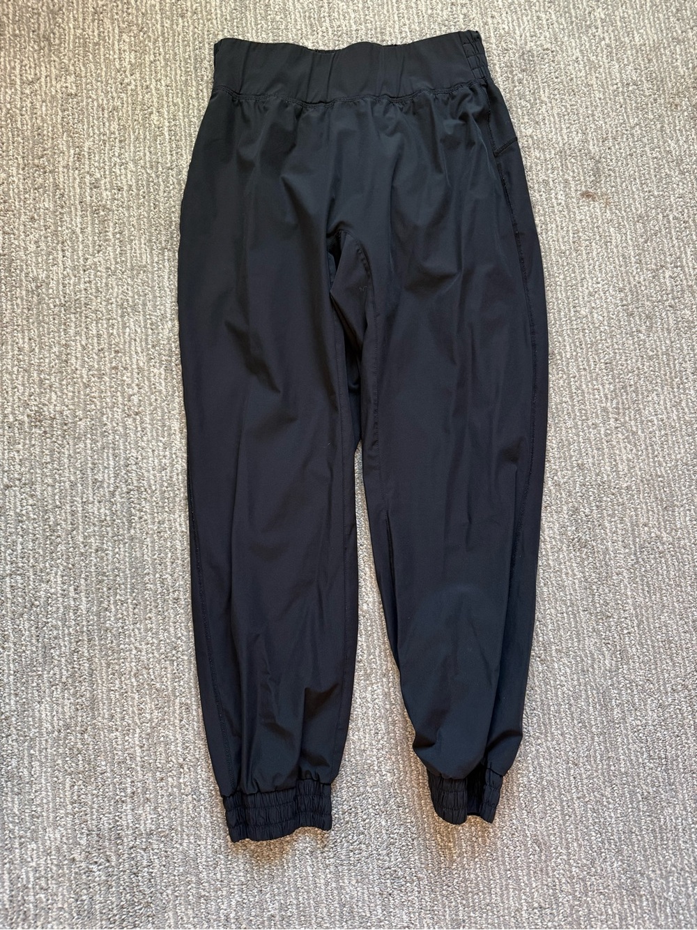 Halara High Waisted Stretch Jogger Pants Black M Petite Athletic Travel